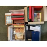 A large collection of UK, Commonwealth and World Stamps, loose and in numerous albums, together with
