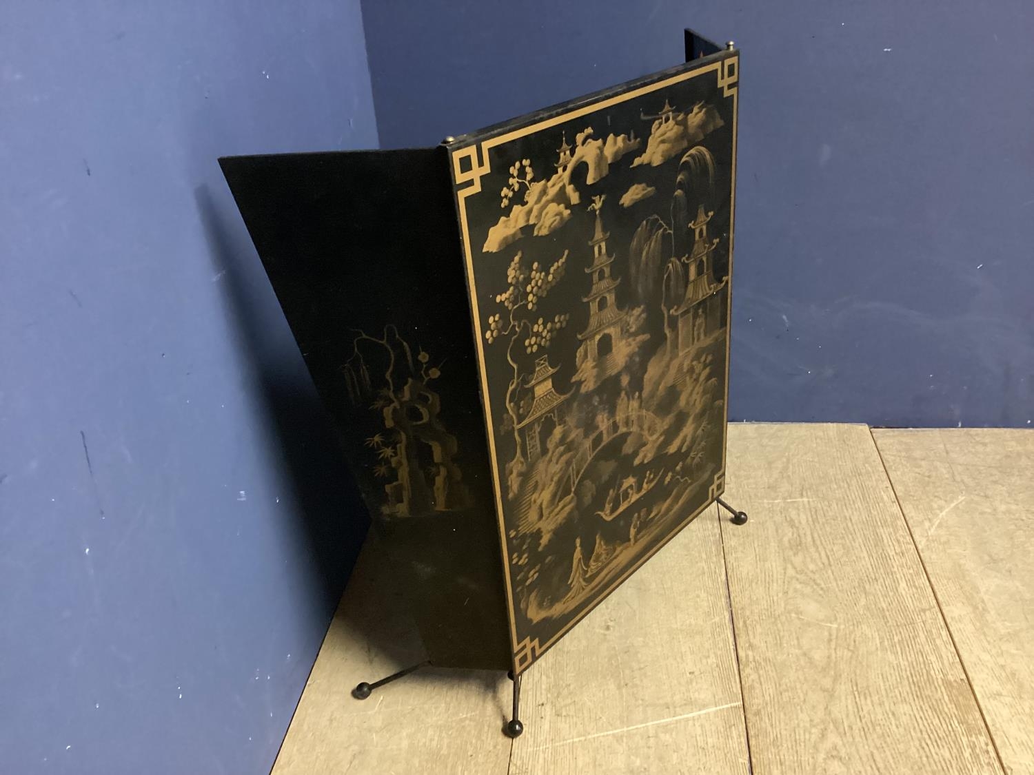 Mid century fire screen - Image 2 of 2