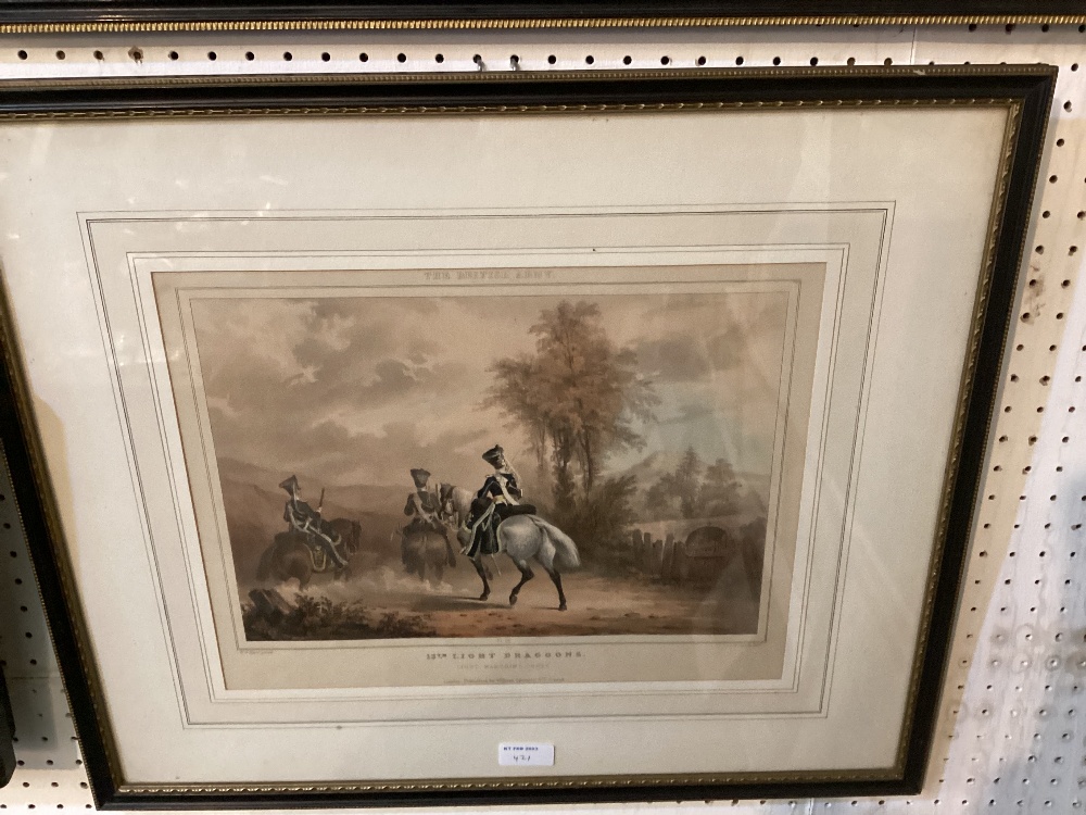 A framed and glazed print " The Battle of Waterloo", titled and Dedicated with publisher on the - Image 2 of 4