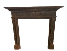 Edwardian Cast Iron Fire surround (Purchasers - please note: HEALTH AND SAFETY- we can recommend