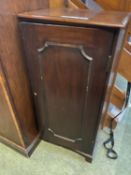 Mahogany music cabinet, with 2 drawers etc