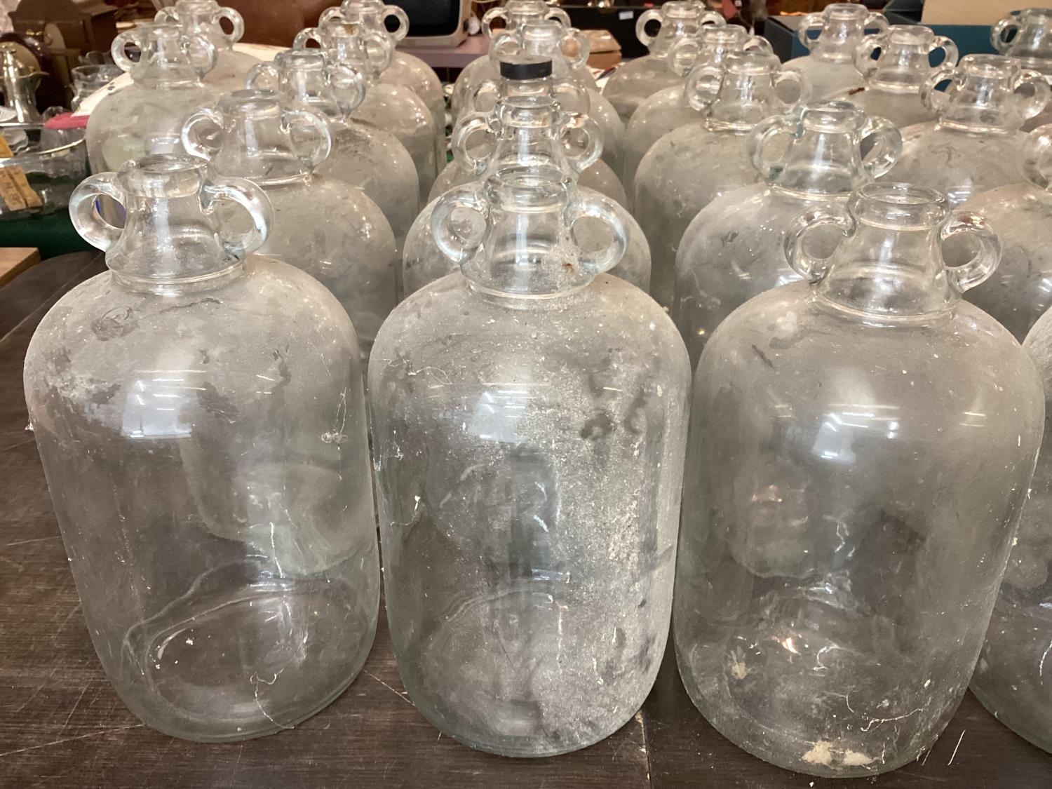 A quantity of glass bottles Demi John flasks (27) - Image 2 of 6