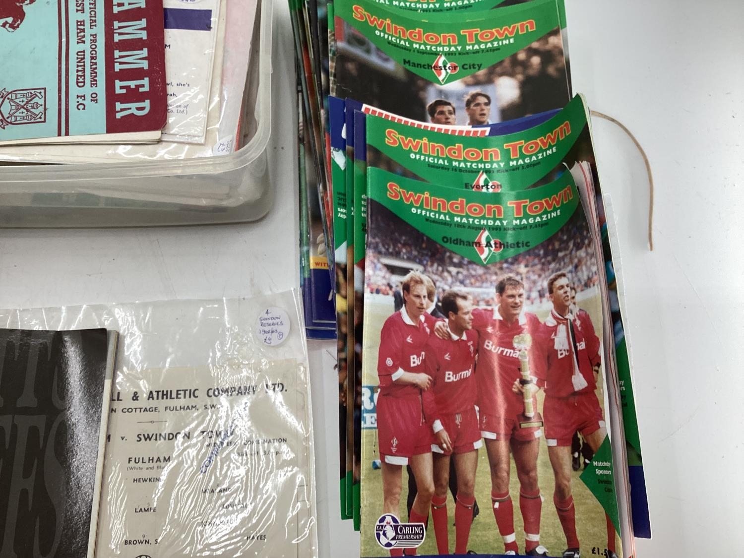 Football Memorabilia, including Swindon Town programmes etc, see images for details - Image 5 of 5