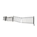 Quantity of good CAST IRON RAILINGS (Purchasers - please note- we can recommend professional
