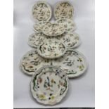 Quantity of china, to include Villeroy and Boch Amapola, dishwasher safe; and Gien France, plates,