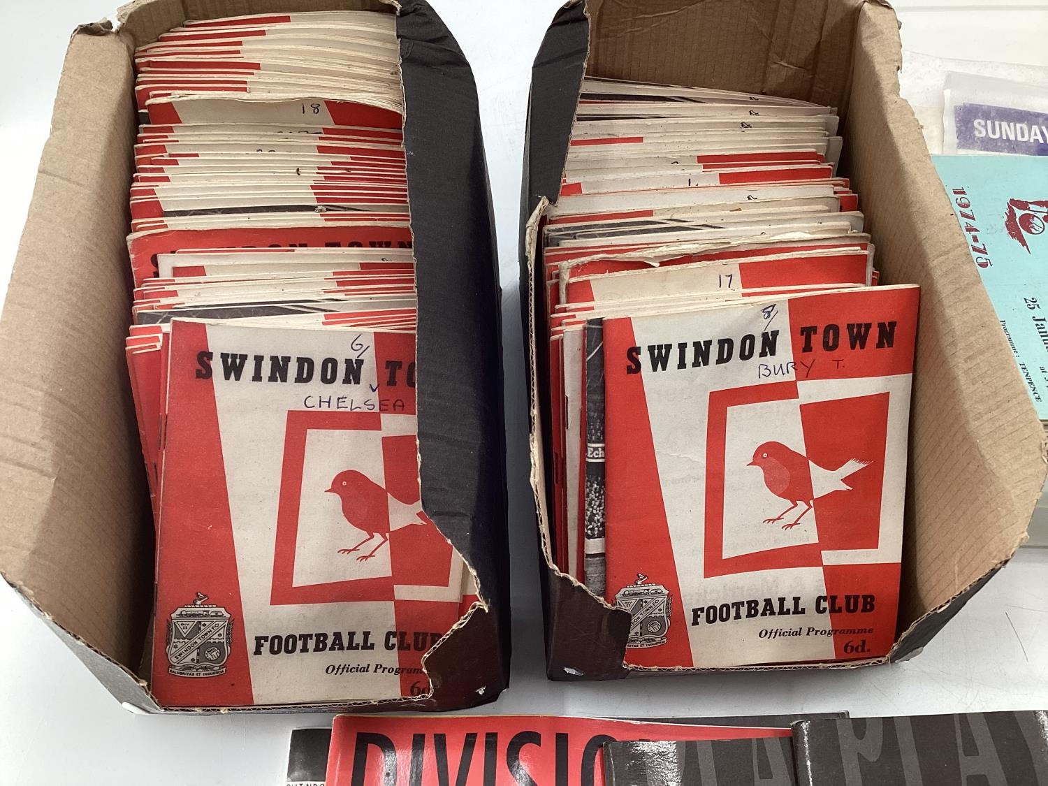 Football Memorabilia, including Swindon Town programmes etc, see images for details - Image 3 of 5