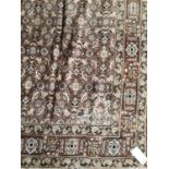 C.1920�s Heriz carpet, ( of unusual squarish format ) Persia�Size. 3.15 x 2.48 metres�