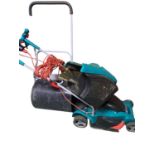 Bosch electric mower, and a garden roller (all sold as seen and as found, with no guarantees or