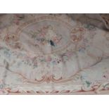 Fine Aubusson rug�Size. 2.74 x 1.80 metres