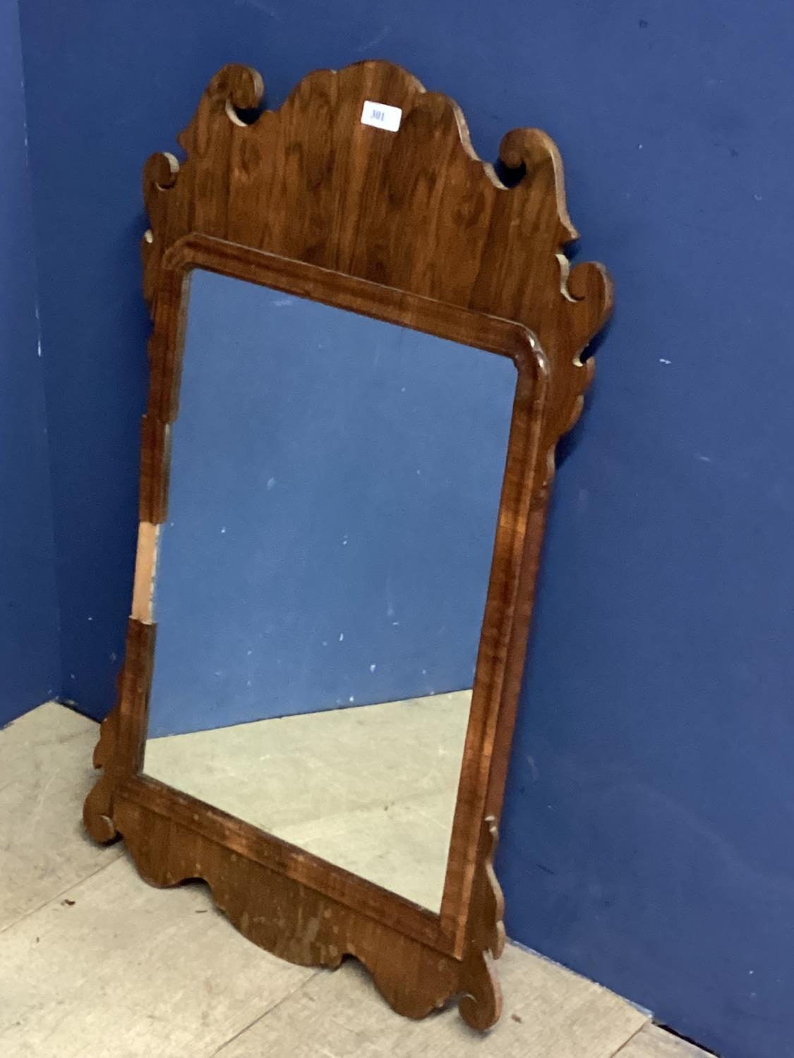 Two wall mirrors, as found