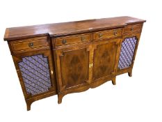 Modern repro sideboard and dining table and chairs
