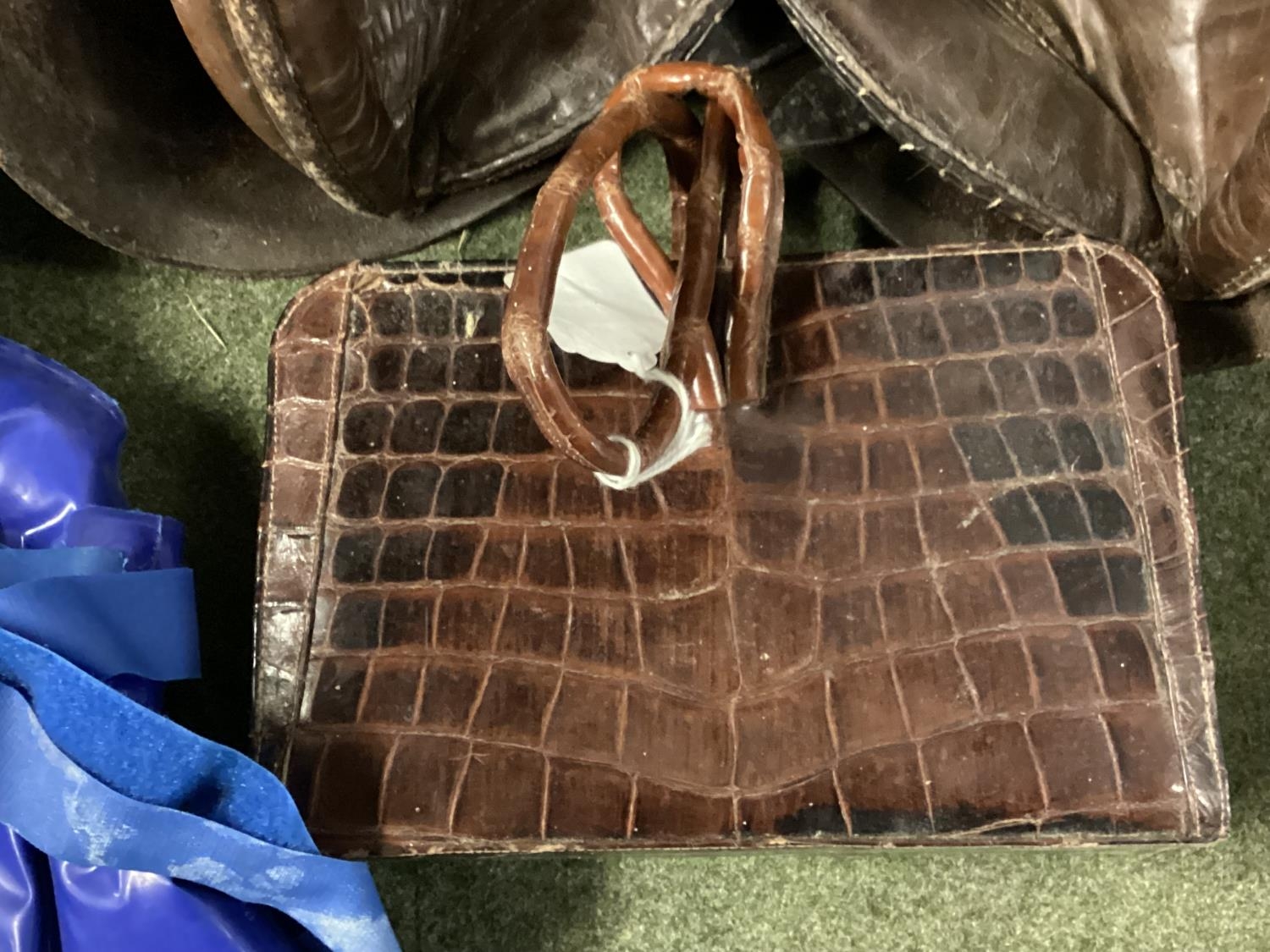 Quantity of various horse tack, and a leather saddle - Image 2 of 4