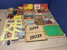 TOYS: A quantity of Vintage and modern games, toys, board games, Brickplayer, John Bull, Meccano,