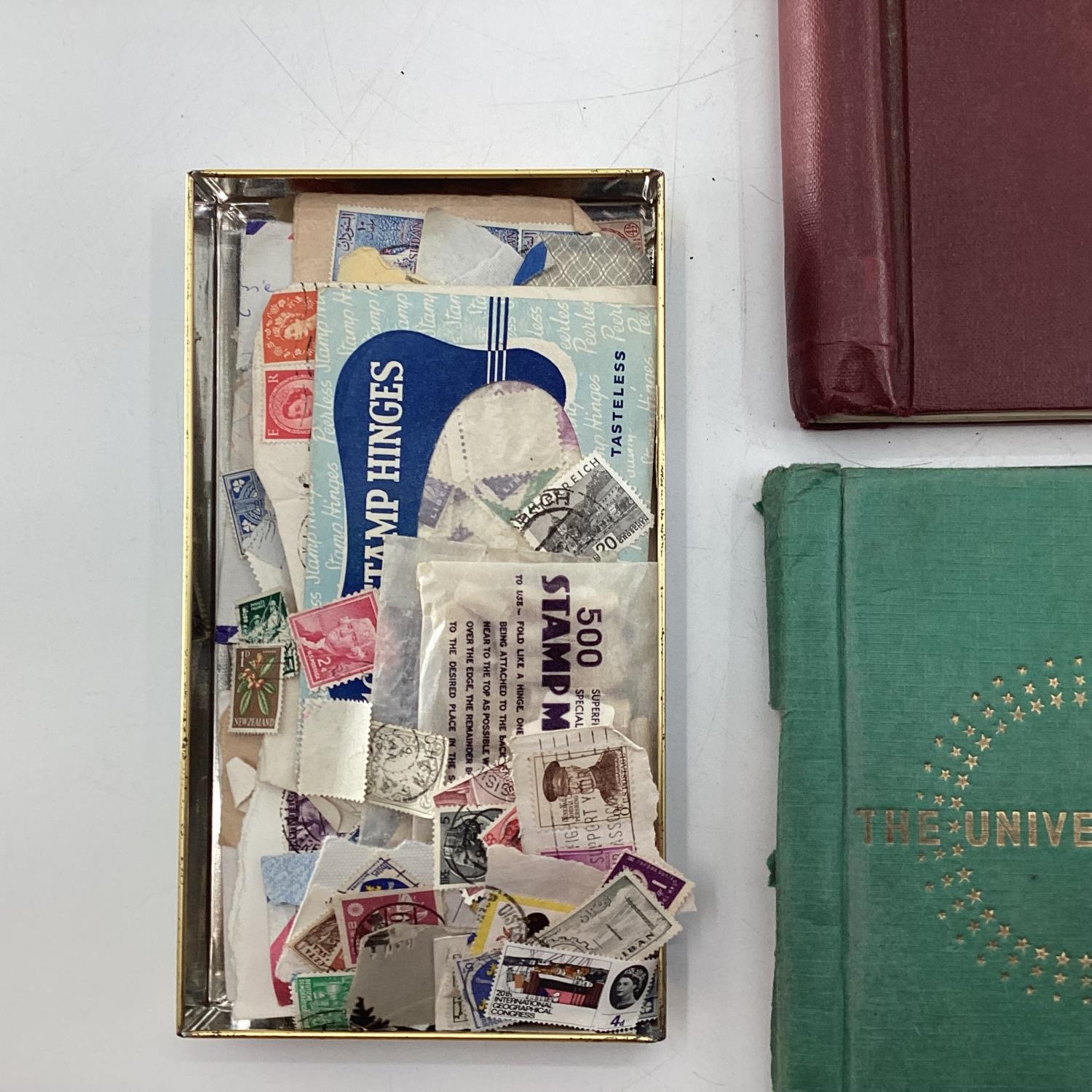 Quantity of Stamps Albums, UK and World stamps, and tins of stamps - Image 2 of 7