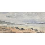 W Clarkson Stanfield RA (1793-1867), watercolour on paper, landscape scene, in gilt glazed frame,