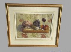A similar Pair Of Still Life Pastels by and signed Gail Lilley Height 67 cm, Width 81 cm and Depth 3