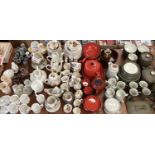 Quantity of kitchen china, including white Villeroy and Bosch, Denby etc