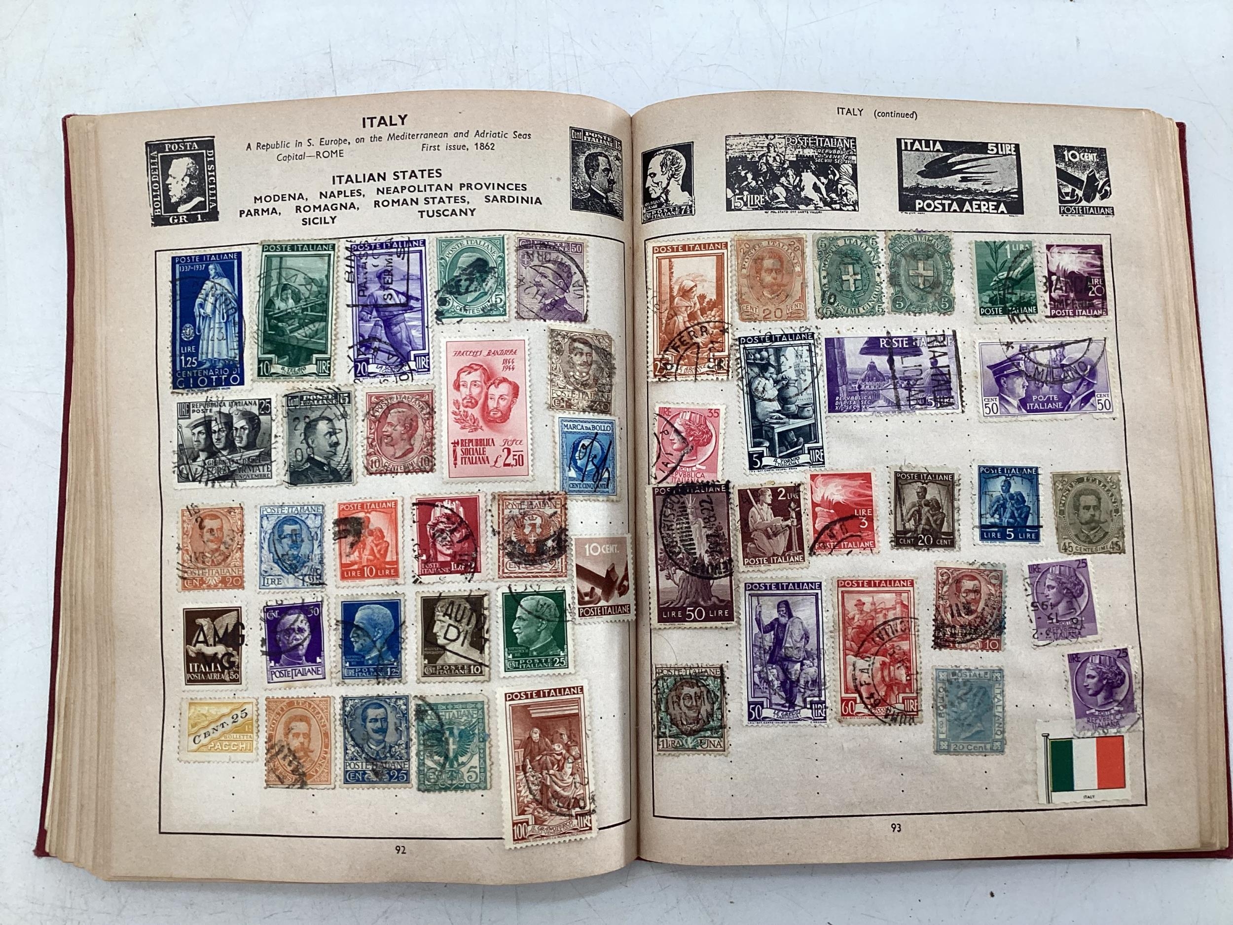 A collection of late C19th early C20th World stamps to include a good collection of early American - Image 8 of 12