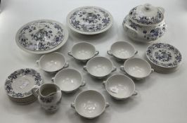 A set of Royal Doulton Nankin pattern ceramic set