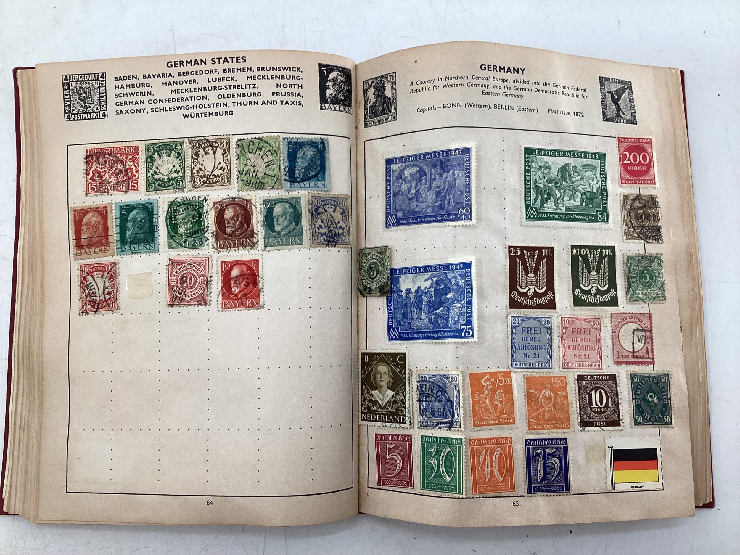 A collection of late C19th early C20th World stamps to include a good collection of early American - Image 7 of 12