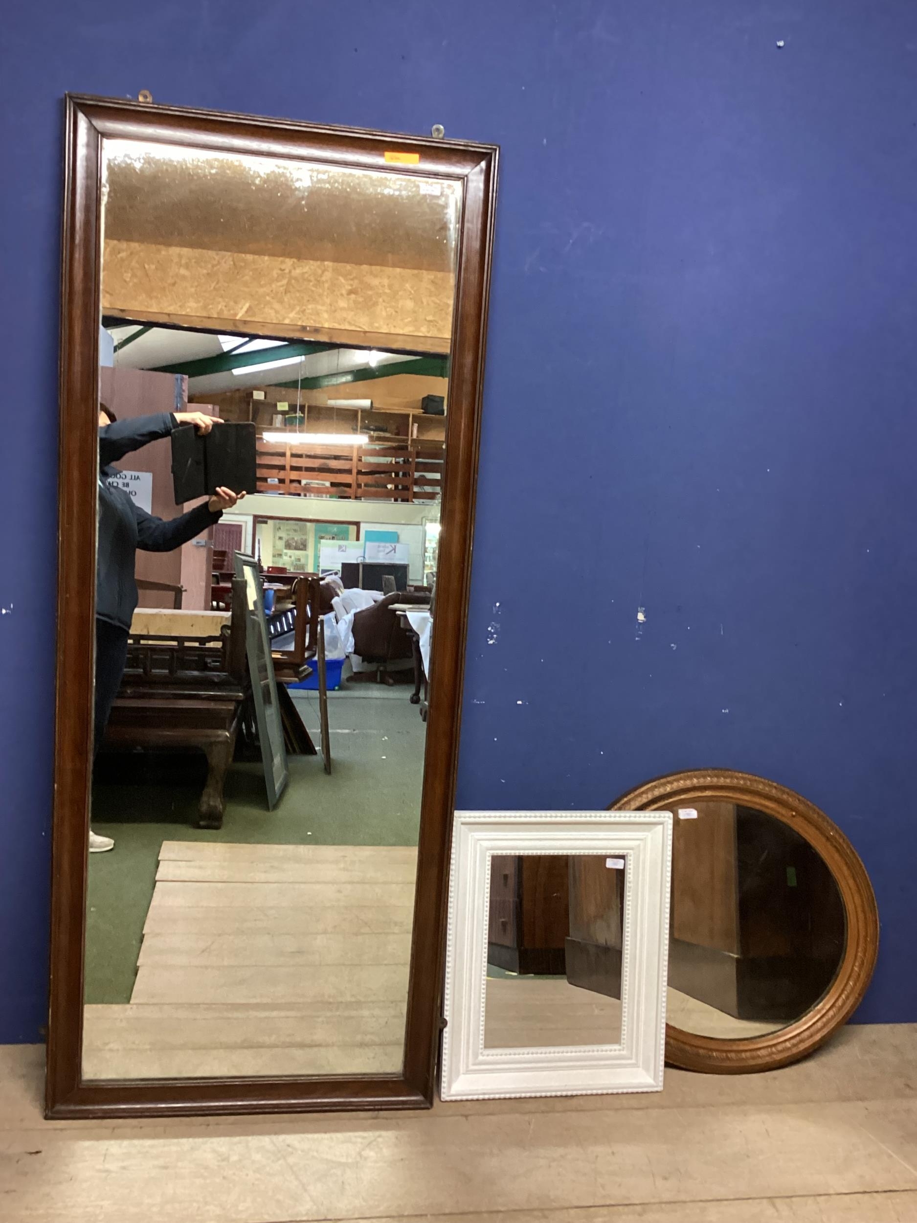 Three general modern wall mirrors, see images - Image 2 of 5