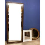 Three general modern wall mirrors, see images