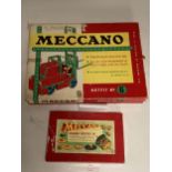 A quantity of Meccano