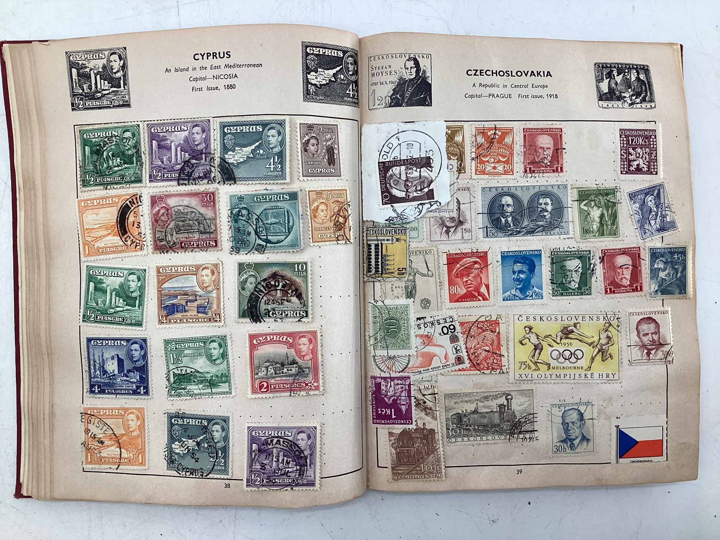 A collection of late C19th early C20th World stamps to include a good collection of early American - Image 6 of 12