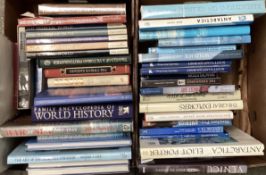 Quantity of hardback books, travel nautical, war, Antarctica etc