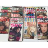 Quantity of magazines to include Sky magazines Including Vol 1 1987; Looks Magazine 1980s;