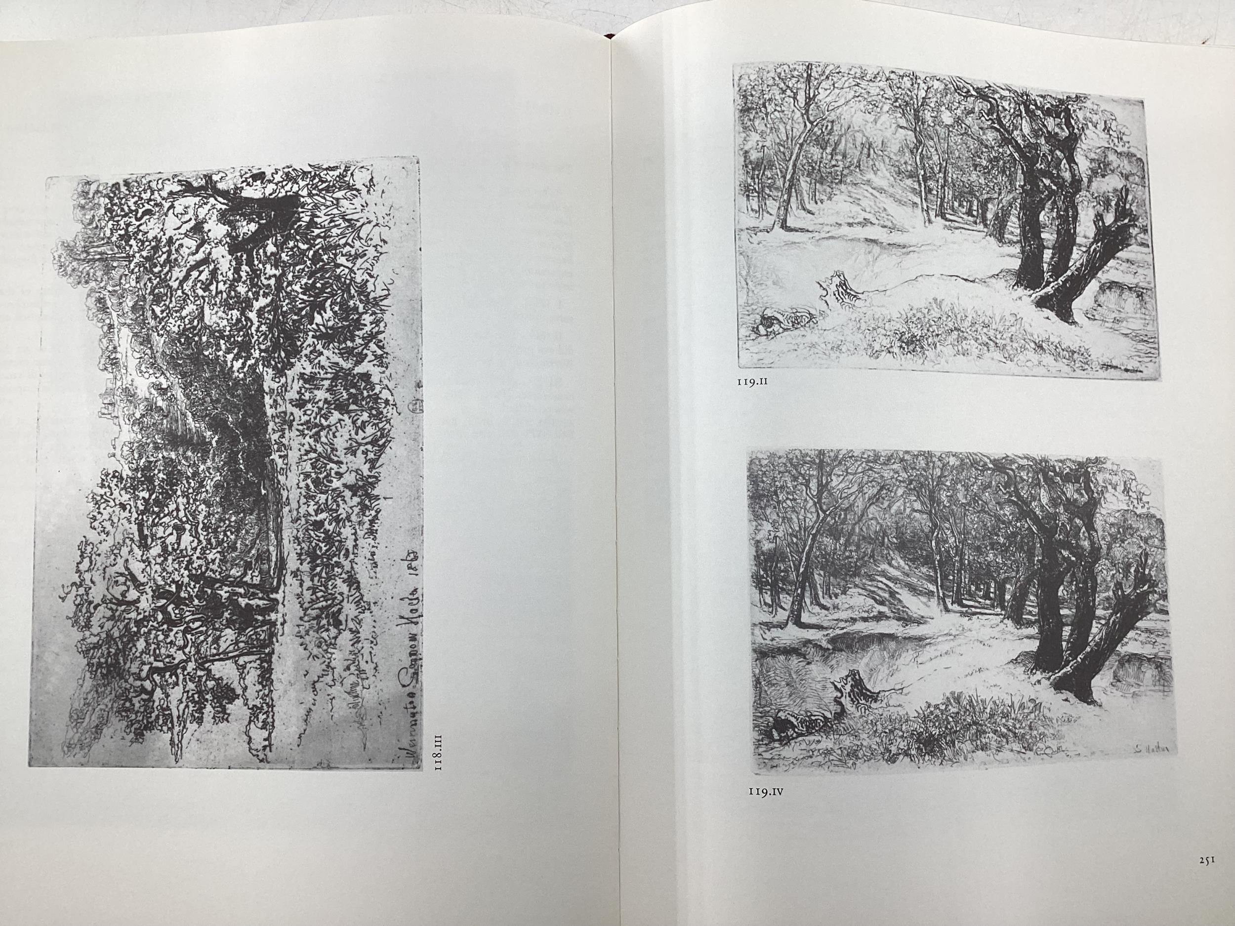 Hardback book: A catalogue Raisonne of the Prints of Sir Francis Seymour Haden, and a pen sketch - Image 4 of 5