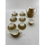A Wedgwood "Lynton" bone China coffee set, as new, to include, 1 coffee pot, milk jug, sugar, 6