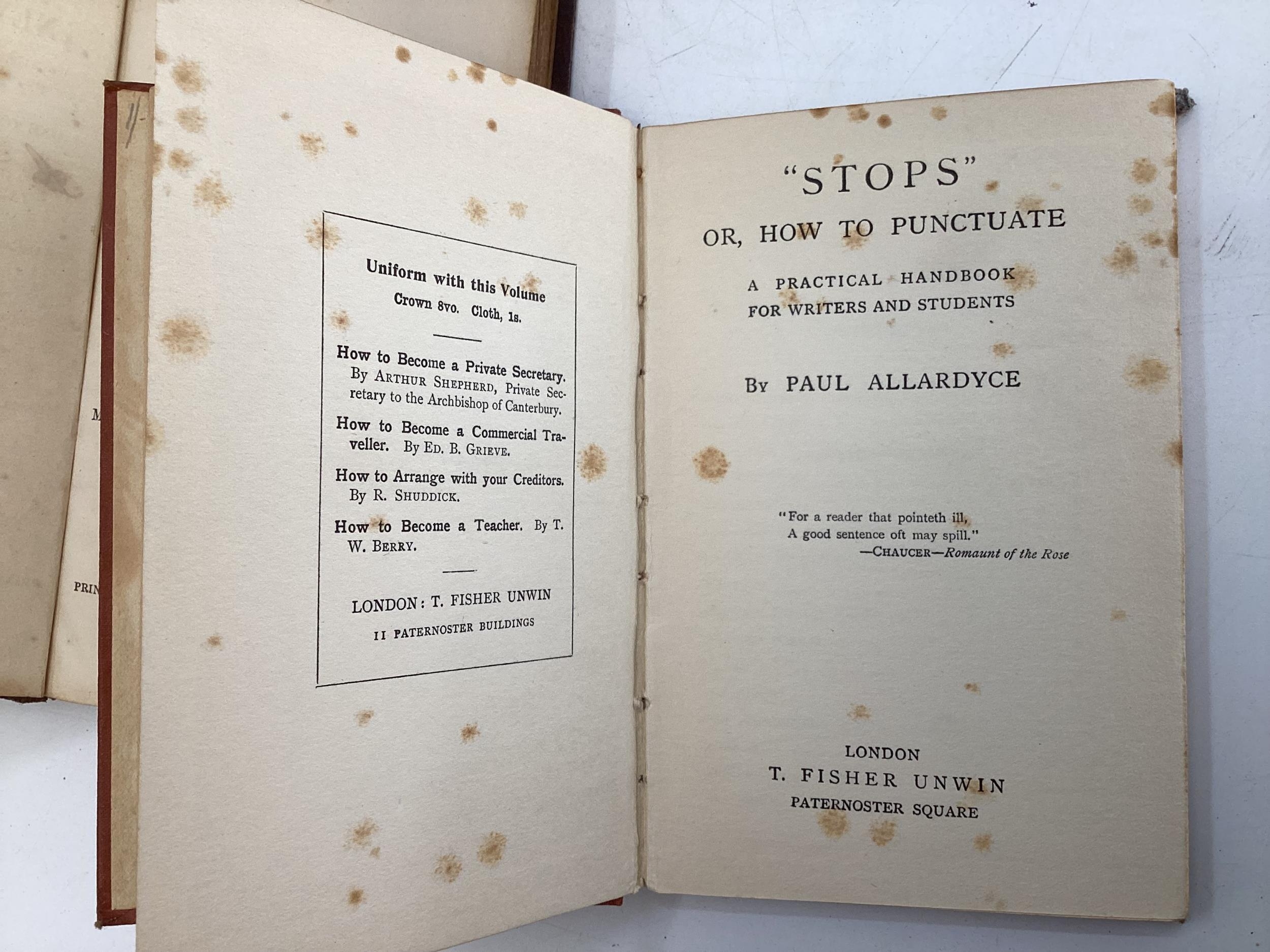 A collection of books relating to Grammar. To Include Mary's Grammar by Mrs Marge, Johnsons - Image 10 of 15