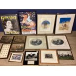 A quantity of various sporting pictures and prints, including racing, pheasant shooting - a set of 3