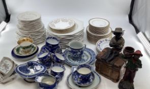 A collection of mixed ceramics to include Mintons Royal Worcester etc,