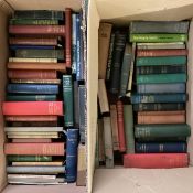 Books . A mixed collection of early to mid 20th century fiction and reference books etc