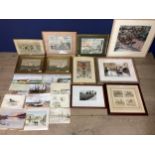 a quantity of pictures and prints relating to Barbados, general landscapes, Dartmouth and wildlife