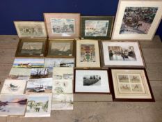 a quantity of pictures and prints relating to Barbados, general landscapes, Dartmouth and wildlife