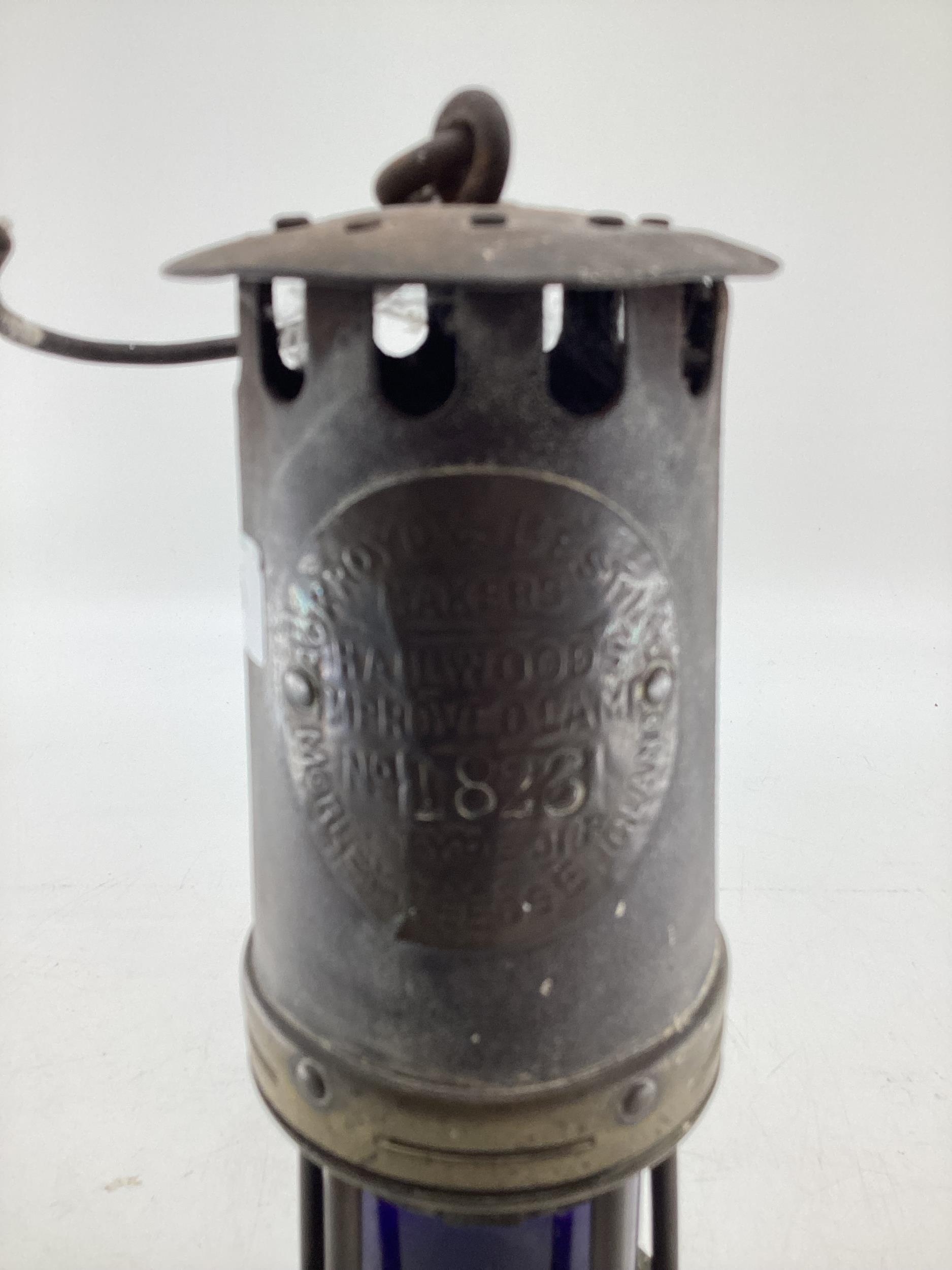 A B.Ackroyd and Best Ltd Miners lamp numbered 1826 Type 0.1. 26cm. - Image 4 of 5