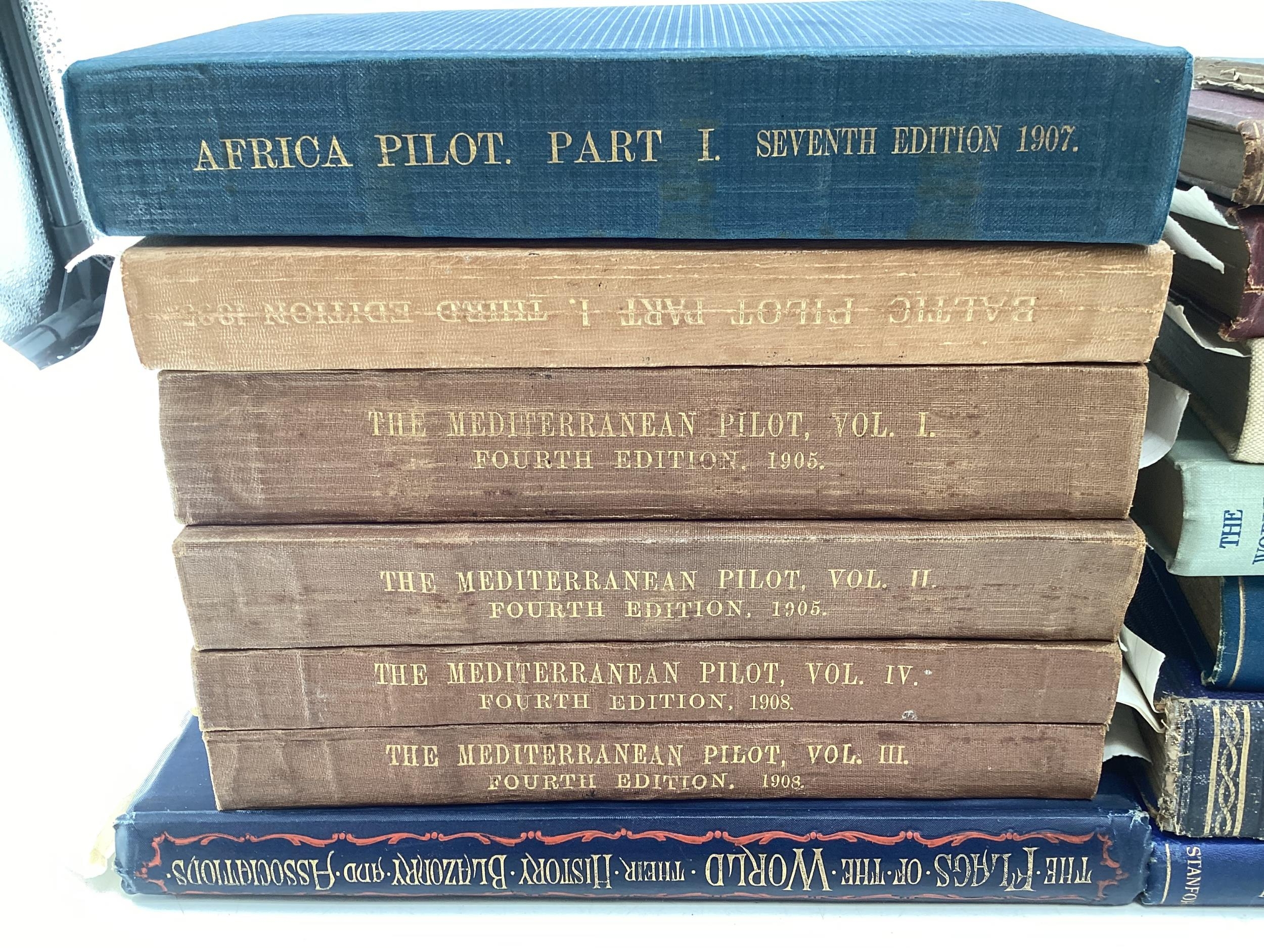 A collection of 19th/20th Century books relating to Sailing and Travel. To Include Flags of The - Image 2 of 11