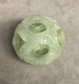 A Jade puzzle ball