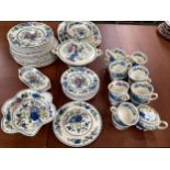 A collection of 19th/20th century ceramics to include a Masons part dining service , Staffordshire