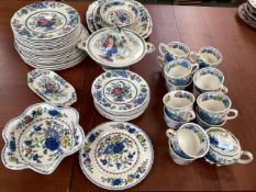 A collection of 19th/20th century ceramics to include a Masons part dining service , Staffordshire