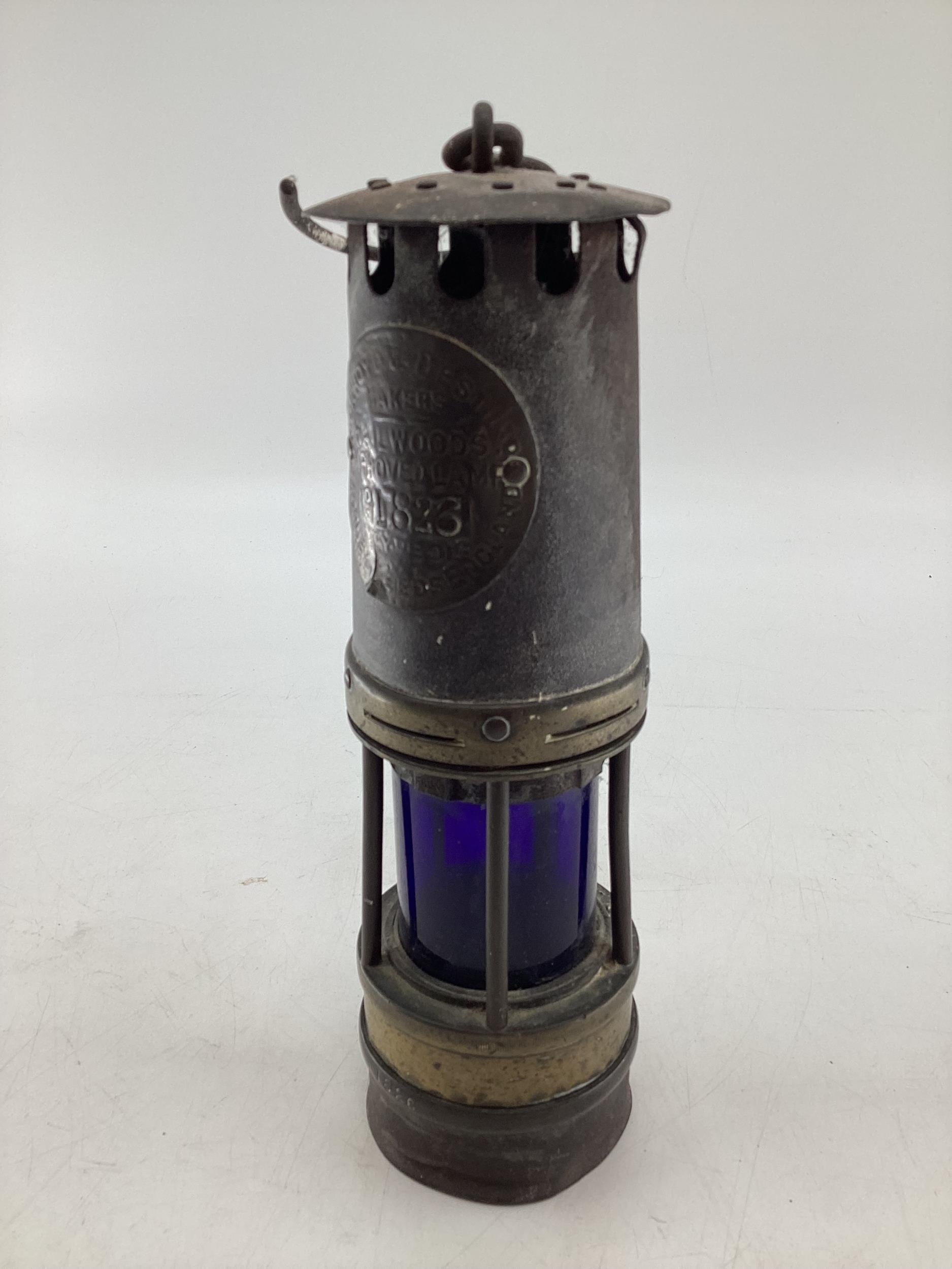 A B.Ackroyd and Best Ltd Miners lamp numbered 1826 Type 0.1. 26cm.