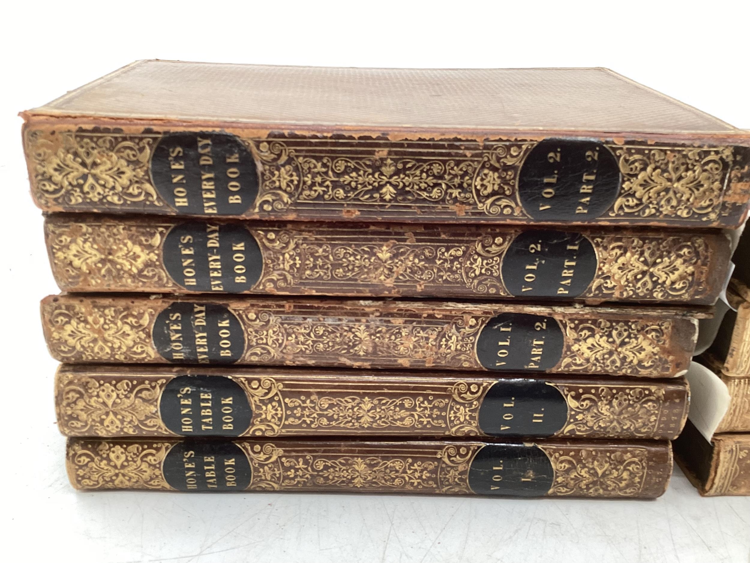 Boswell's Life of Johnson, London 1824 in 4 Volumes, Hone's Table Book, pub Hunt and Clarke 1827 - Image 2 of 7