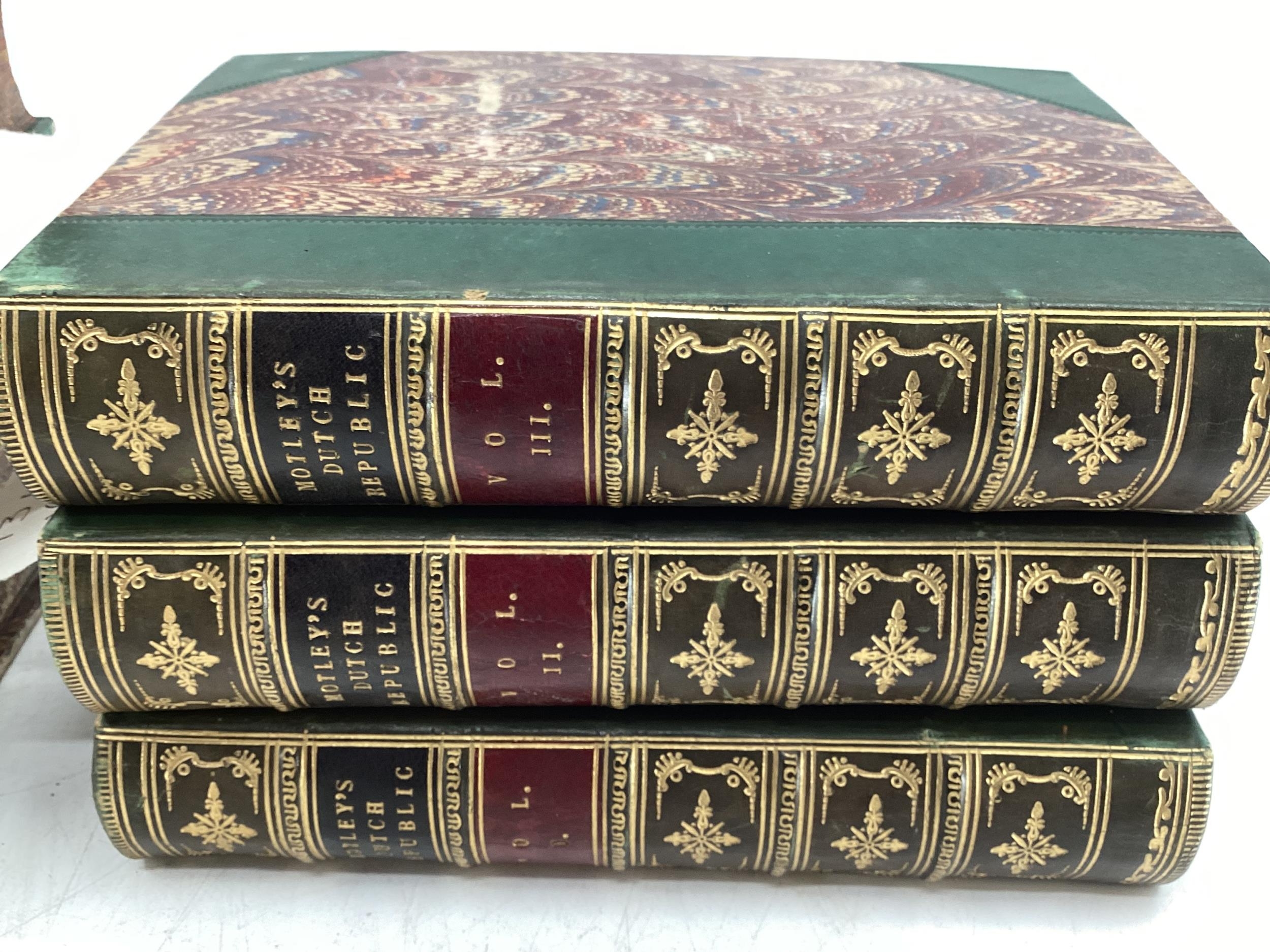 Books, Motley's United Netherlands, pub John Murray London 1860 in 4 Volumes together with Motley' - Image 3 of 3