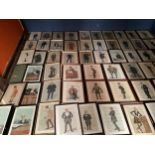 A quantity of framed and glazed Spy Prints (reproduction)