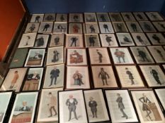A quantity of framed and glazed Spy Prints (reproduction)