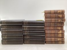 19th Century Badminton magazine in 10volumes together with Badminton Libraries in 10 volumes.