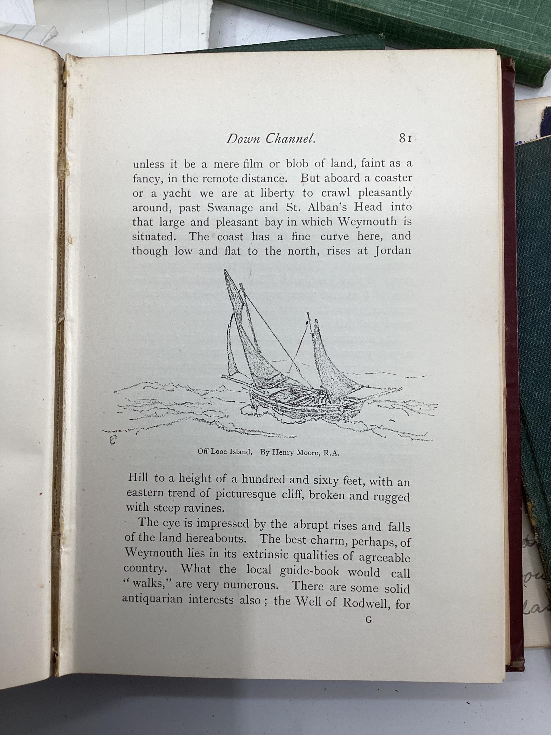 A collection of 19th/20th Century books relating to Sailing and Travel. To Include Flags of The - Image 11 of 11